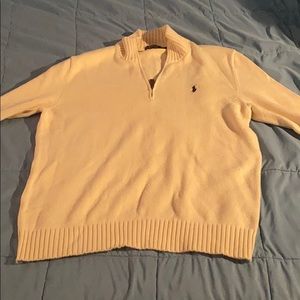 Ralph Lauren Oatmeal 1/4 Zip Sweater